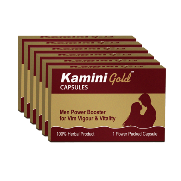 Kamini Gold Cap (Pack of 6)